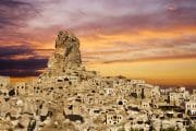 Ortahisar castle in south Cappadocia tour