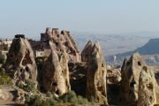 Ortahisar Castle. Hiking in Red Valley (Rose Valley ). Cavusin Village. Love Valley. Underground City with its several floors.Goreme Panorama. Goreme open air museum. Pasabag (Monks Valley). Devrent Valley. Town of Avanos which is famous with red clay pottery where you can try your potting skills. Three Beauties Valley. Uchisar Castle (Byzantium period).