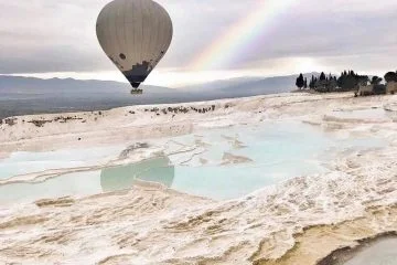 Hot Air Balloon Flight in Pamukkale / 3 Days Cappadocia and Pamukkale
