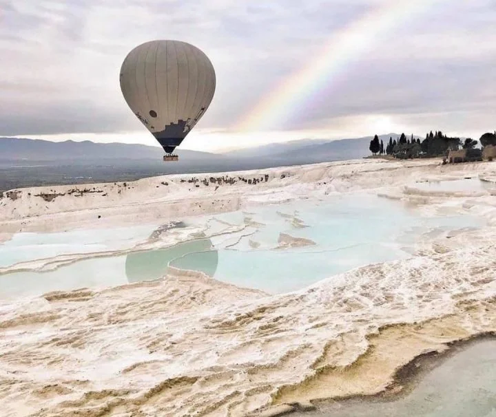 Hot Air Balloon Flight in Pamukkale / 3 Days Cappadocia and Pamukkale