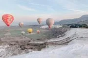 Hot Air Balloon Flight in Pamukkale باموكالي